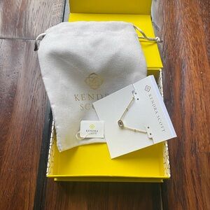 Mini Elisa Gold Satellite Short Pendant Necklace in